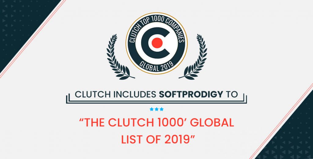 SoftProdigy Proud to be named on Clutch Top 1000