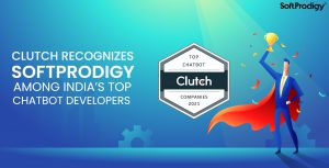 SoftProdigy Awarded by Clutch as India's Best Chatbot Developer